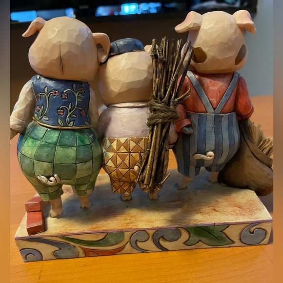 Jim Shore “Chinny-Chin-Chins” three little pigs. - Picture 2 of 5